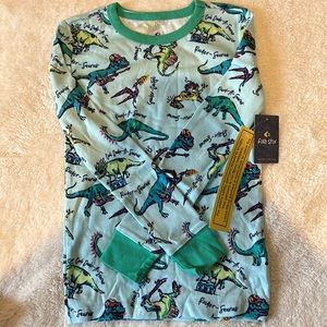 NWT, fish stix, boys, dinosaur cotton PJ set